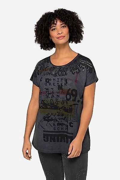 Angel of Style T-Shirt T-Shirt oversized Schrift-Motiv Rundhalsausschnitt günstig online kaufen