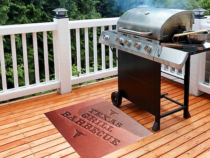 Primaflor-Ideen in Textil Fußmatte »BBQ Grillunterlage TEXAS«, rechteckig, günstig online kaufen