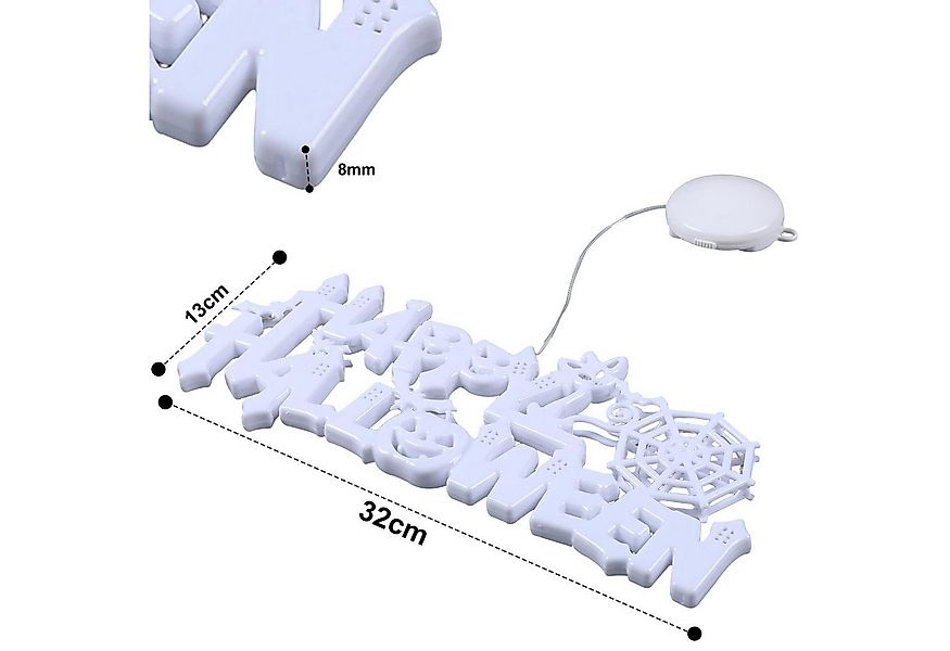 Rosnek Dekohänger Hängende Fensterlichter, mit Haken, batterie, für Hallowe günstig online kaufen