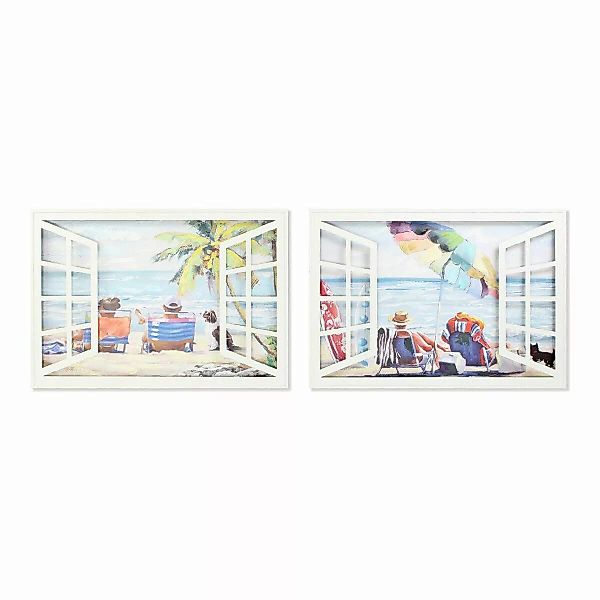 Bild Dkd Home Decor Window Strand Mediterraner (120 X 4,5 X 80 Cm) (2 Stück günstig online kaufen