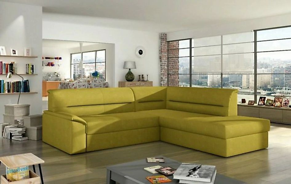 JVmoebel Ecksofa Design Sofa Ecksofa Schlafsofa Bettfunktion Couch Polster günstig online kaufen