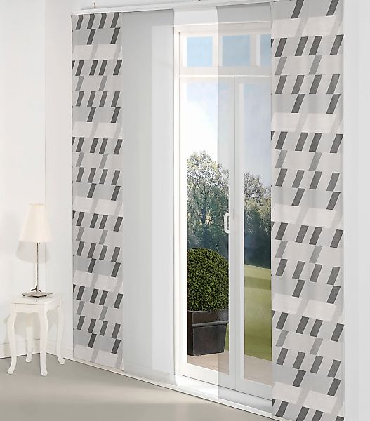 Wirth Schiebegardine "Bray" Paneelwagen 1 Stk. tlg. günstig online kaufen