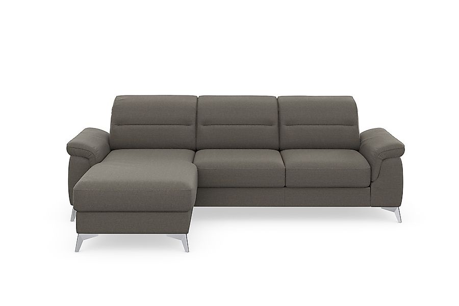 sit&more Ecksofa »Sinatra L-Form« mit Recamiere, optinal mit Kopfteilverste günstig online kaufen