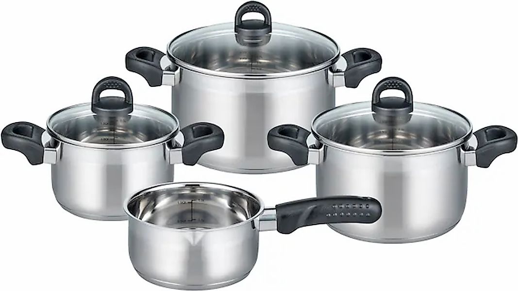 Elo Basic Topf-Set »Turmalin« Edelstahl 18/10 Set, je 1 Fleischtopf Ø 16/20 günstig online kaufen