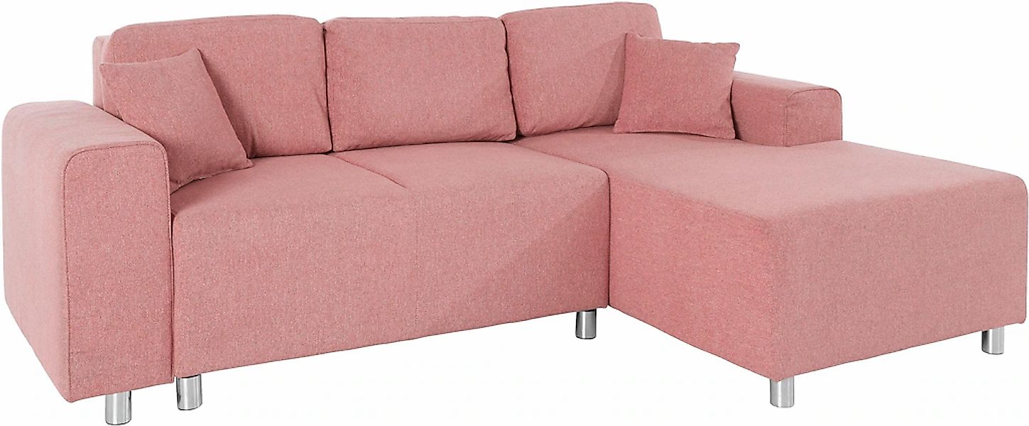 Home affaire Ecksofa "Györ", L-Form, wahlweise mit Bettfunktion und Bettkas günstig online kaufen