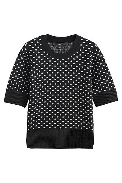 Next Strickpullover Kurzärmeliges, superweiches Stricktop (1-tlg) günstig online kaufen
