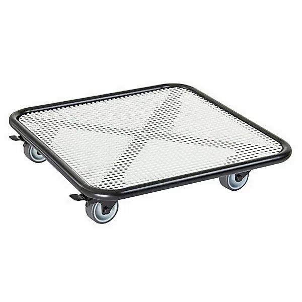 Wagner design Pflanzenroller GH 7018 38 cm x 38 cm x 8 cm Schwarz-Weiß günstig online kaufen