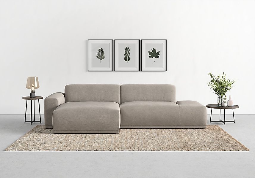 TRENDMANUFAKTUR Ecksofa "Braga, mit hochwertigem Kaltschaum, L-Form, in Cor günstig online kaufen