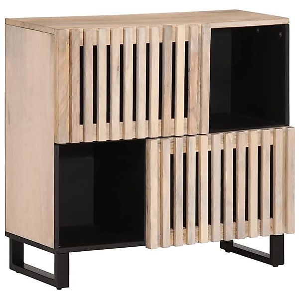 vidaXL Sideboard 80x34x75 cm Massivholz Mango 377572 günstig online kaufen
