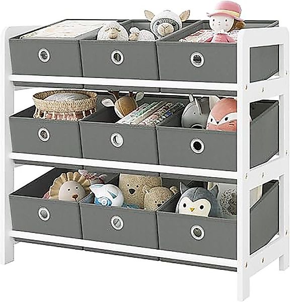 EUGAD Kinderregal, 1-tlg., mit 9 Boxen. günstig online kaufen