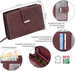 Money Maker Geldbörse Damen Leder Portmonee günstig online kaufen