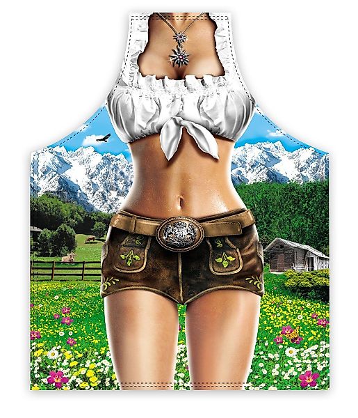 ITATI T-Shirt Alpenmodel Kochschürze SIE Oktoberfest günstig online kaufen