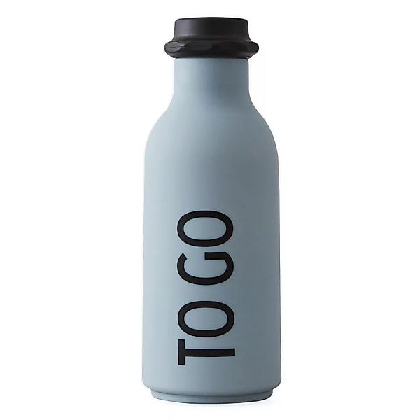 Design Letters TO GO Trinkflasche grau günstig online kaufen