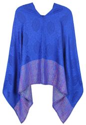 dy_mode Blusenponcho Eleganter Damen Poncho Geblümt günstig online kaufen