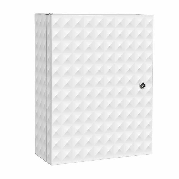 Banjado XXL Medizinschrank Abschliessbar 35x46x15cm Arzneischrank Weiß Aus günstig online kaufen