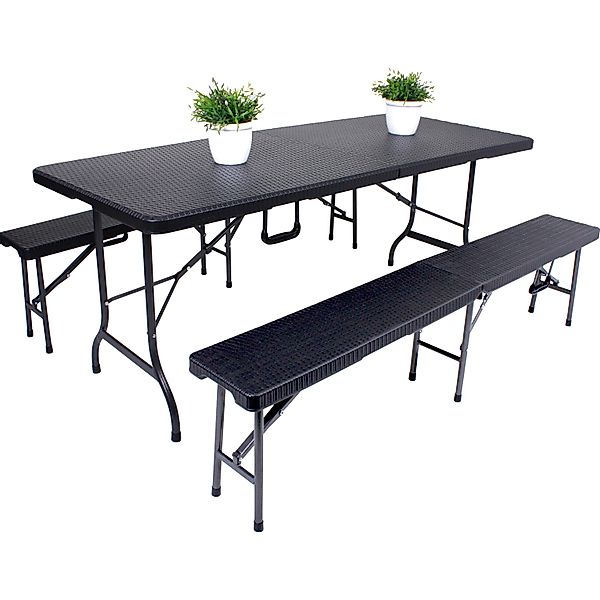 Garden Pleasure Bierzeltgarnitur Ventana, (1x Tisch, günstig online kaufen