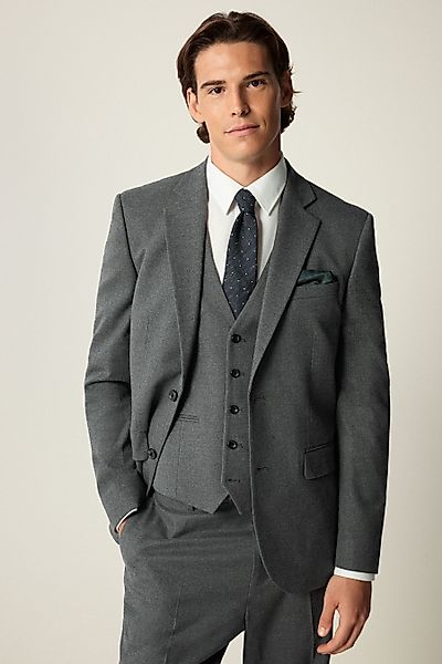 Next Baukastensakko Flanellsakko im Slim Fit günstig online kaufen