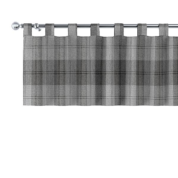 Kurzgardine mit Schlaufen, grau-anthrazit, 260 x 40 cm, Edinburgh (115-75) günstig online kaufen