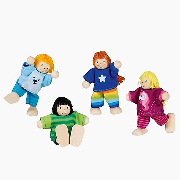 goki Biegepuppe Biegepuppen Kinder-Clique (packung, 4-tlg., günstig online kaufen