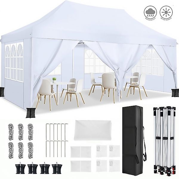 Tooluck Faltpavillon 3X6m Wasserdicht UV 50+ günstig online kaufen