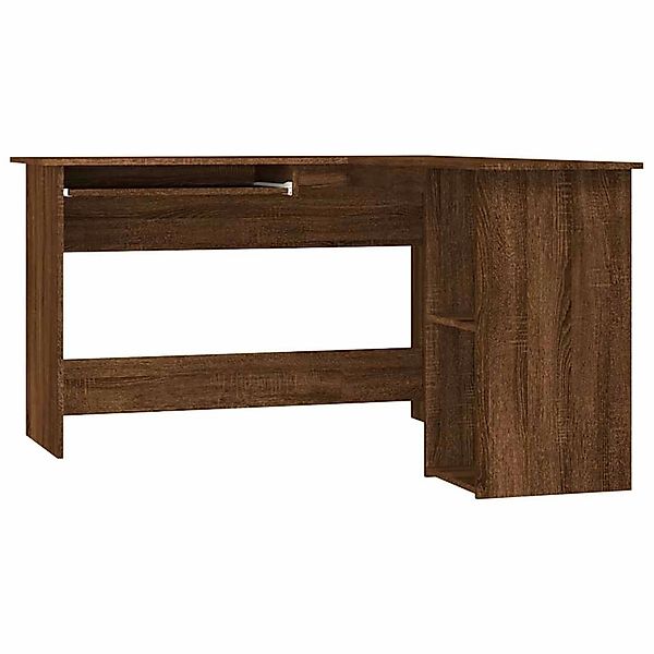 vidaXL Eckschreibtisch Braun Eichen-Optik 120x140x75 cm Holzwerkstoff 81538 günstig online kaufen