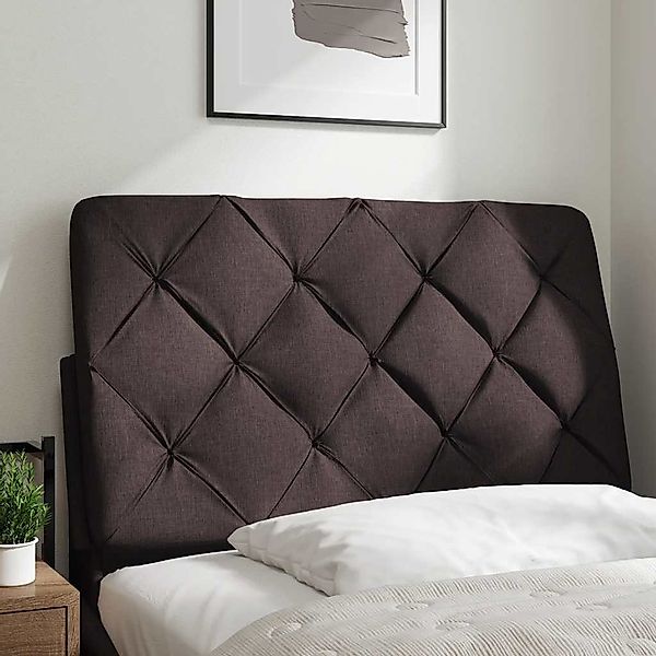 vidaXL Kopfteil Kopfteil-Kissen Dunkelbraun 80 cm günstig online kaufen