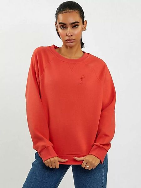 Freshlions Kurzweste Freshlions Sweatshirt F Embroidery rot XS günstig online kaufen