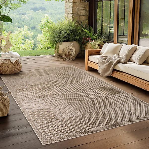 Ayyildiz Teppiche Outdoorteppich »IBIZA 1902«, rechteckig, 5 mm Höhe, Läufe günstig online kaufen