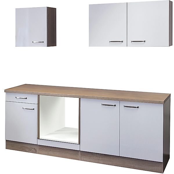 Flex-Well Küchenzeile "Florenz" wahlw. mit E-Geräten, Breite 210 cm, viele günstig online kaufen