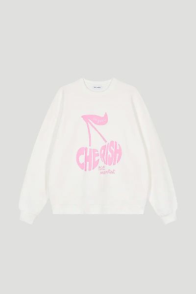 OH APRIL Rundhalspullover Oversized Sweater Cherish günstig online kaufen