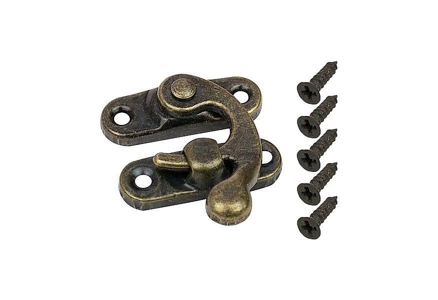 HMF Möbelbeschlag Antik Haspe Riegel, Schnell Verschluss aus Metall für Sch günstig online kaufen