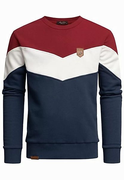 Amaci&Sons Sweatshirt PALMDALE Sweatshirt mit Rundhalsausschnitt Herren Bas günstig online kaufen