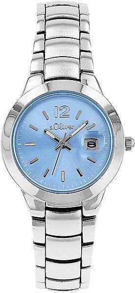 s.Oliver Quarzuhr 2038592, Armbanduhr, Damenuhr, Datum, analog günstig online kaufen