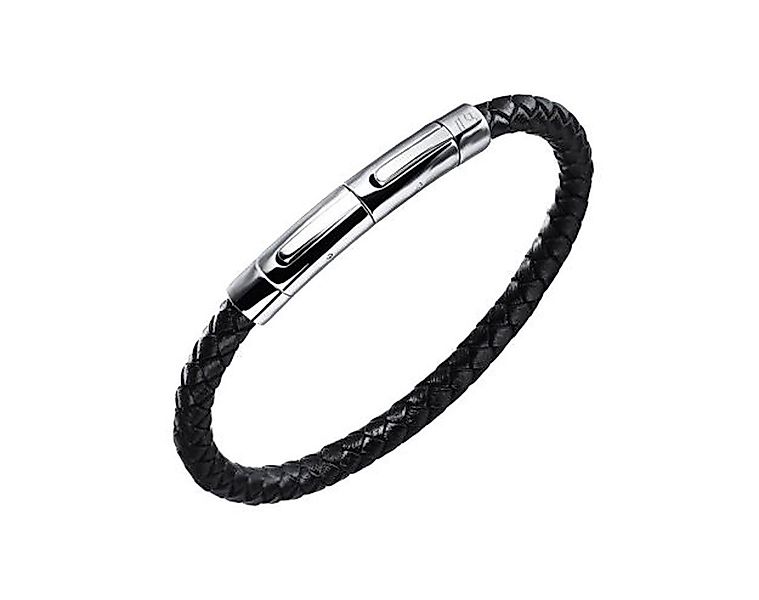 Lunavit Armband Lunavit Magnet Lederarmband Slim Plait günstig online kaufen