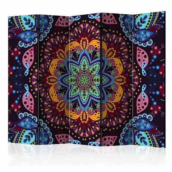 artgeist Paravent Colourful Kaleidoscope II [Room Dividers] mehrfarbig Gr. günstig online kaufen