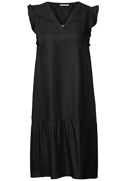 STREET ONE Midikleid – Ärmelloses Sommerkleid mit Rüschen günstig online kaufen