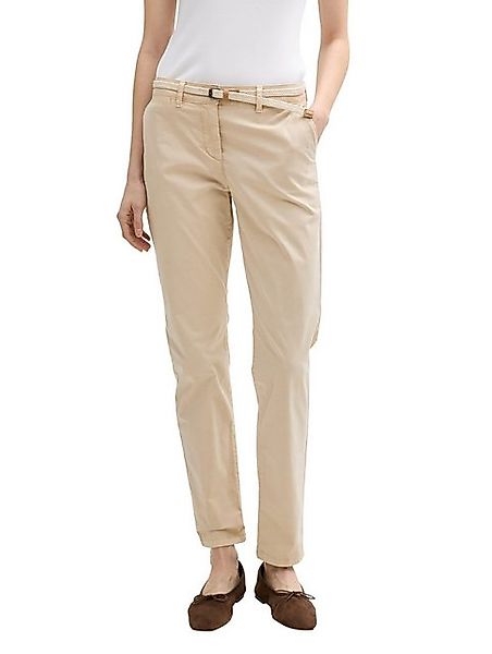 TOM TAILOR 5-Pocket-Hose Slim Chino Hose mit Gürtel günstig online kaufen
