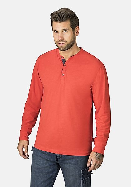 HERO by John Medoox Businessshirt "HANO Workwear Longsleeve Henley-Shirt" L günstig online kaufen