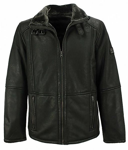 Redpoint Lederjacke Redpoint - Herren Lederjacke Lammnubuk schwarz günstig online kaufen