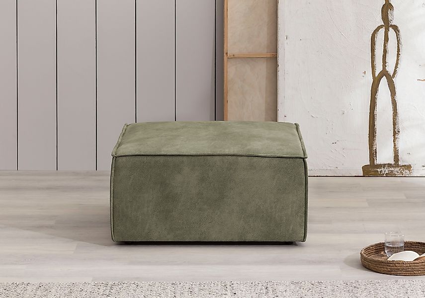Home affaire Hocker SHERWOOD, Hocker quadratisch, günstig online kaufen