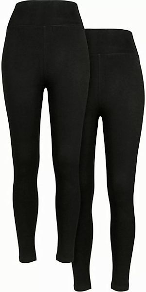 URBAN CLASSICS Leggings Ladies High Waist Jersey Leggings 2-Pack günstig online kaufen