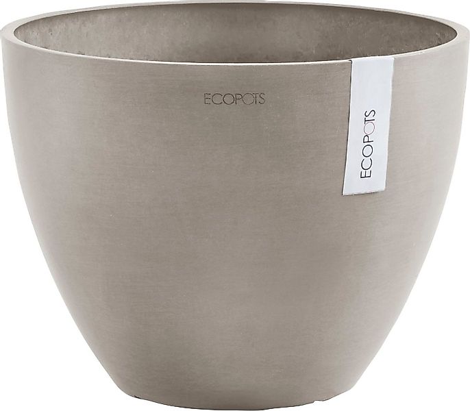 ECOPOTS Blumentopf ANTWERP Taupe, BxTxH: 40x40x30 cm günstig online kaufen