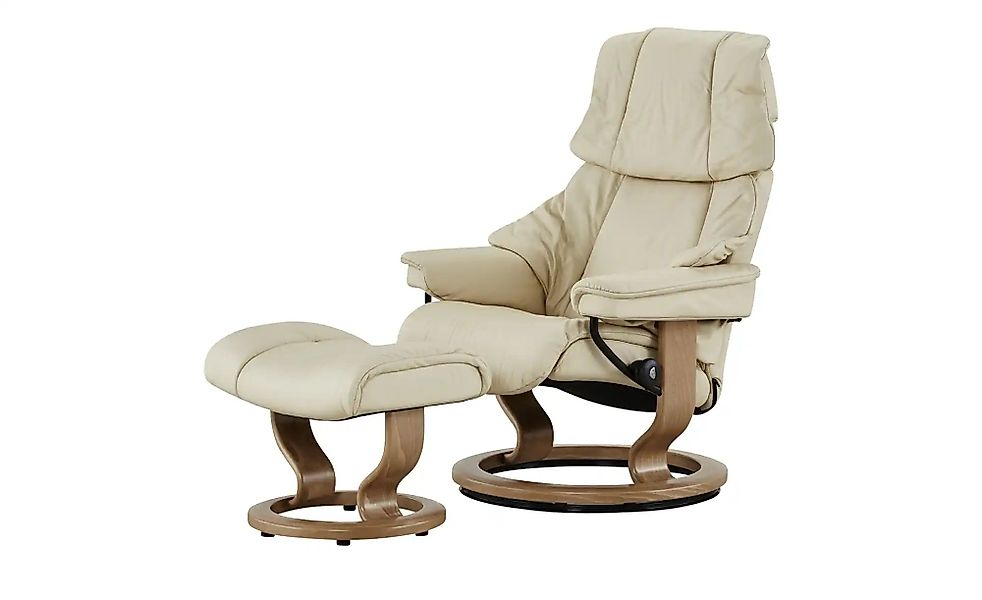 Stressless Relaxsessel mit Hocker  Reno S ¦ creme ¦ Maße (cm): B: 75 H: 106 günstig online kaufen