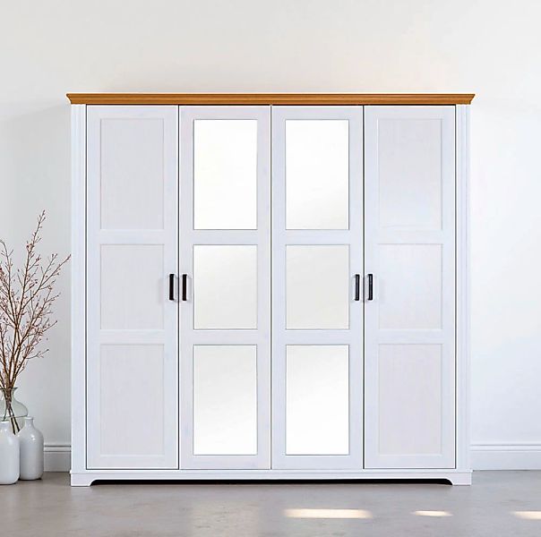 Inter Link Drehtürenschrank "Maluno" 1 Stk. tlg. Kiefer Massiv, Soft-Close, günstig online kaufen