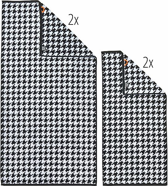 done.® Handtuch Set »Daily Shapes Bird«, (Set, 4 St., 2 Handtücher (50x100 günstig online kaufen