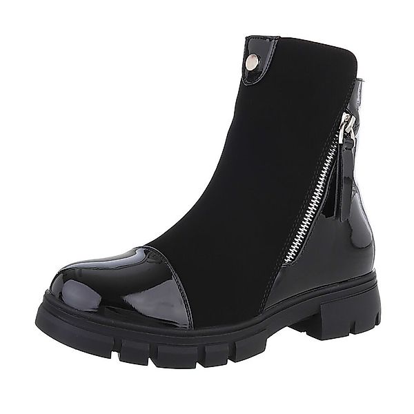 Ital-Design Damen Freizeit Stiefelette (87108543) Blockabsatz günstig online kaufen