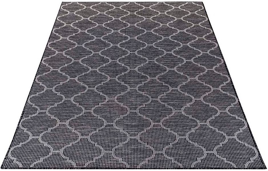 Carpet City Outdoorteppich »PALM 3069« rechteckig 5 mm Höhe Läufer, Wetterf günstig online kaufen