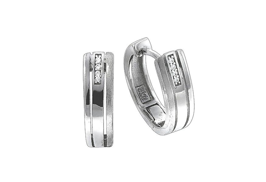 Vivance Paar Creolen 925 Silber Zirkonia günstig online kaufen