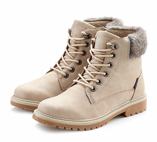 LASCANA Stiefelette wind- & wasserabweisend,Winterboots, Outdoorstiefel, günstig online kaufen
