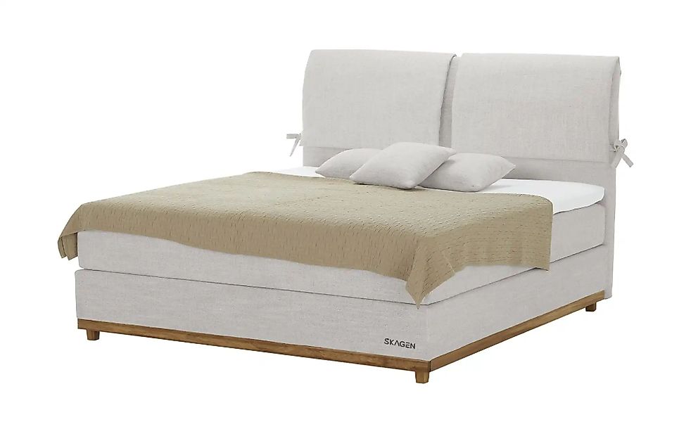 SKAGEN STUDIO Boxspringbett  Sild ¦ beige ¦ Maße (cm): B: 184 H: 124 Betten günstig online kaufen